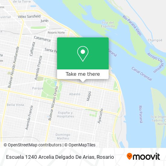 Escuela 1240 Arcelia Delgado De Arias map
