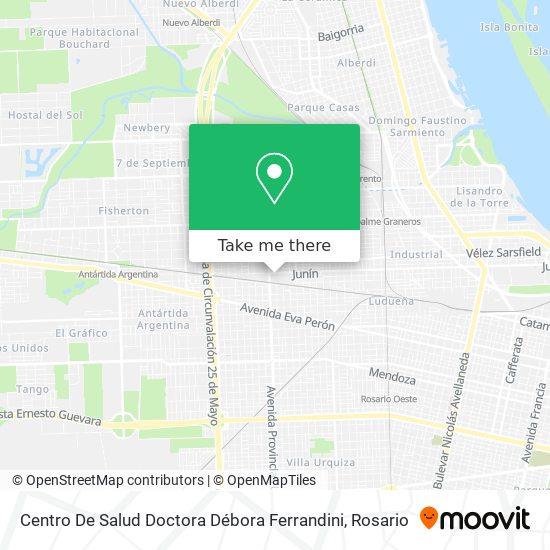 Mapa de Centro De Salud Doctora Débora Ferrandini