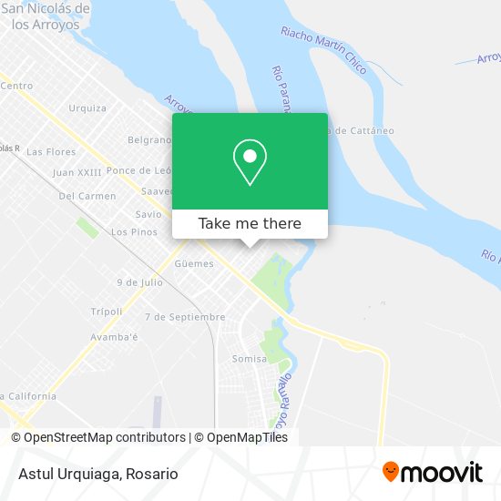 Mapa de Astul Urquiaga