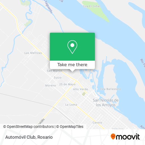 Automóvil Club map