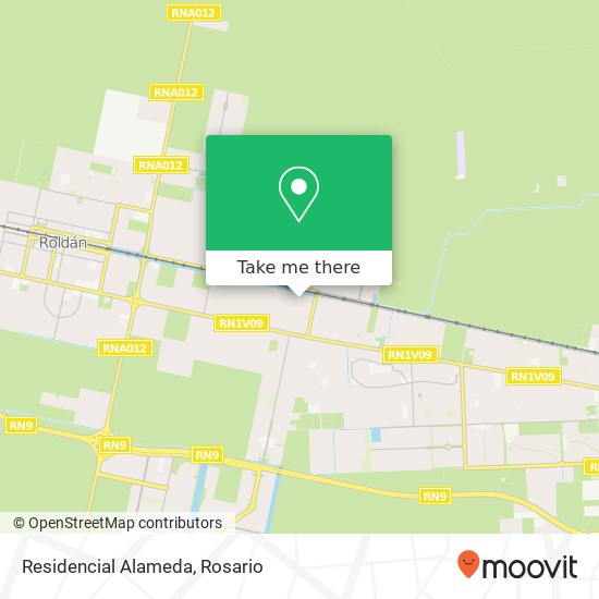 Residencial Alameda map