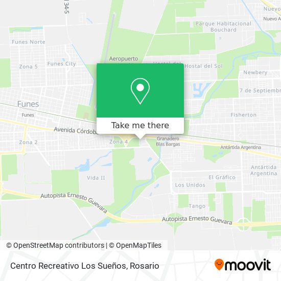 Centro Recreativo Los Sueños map