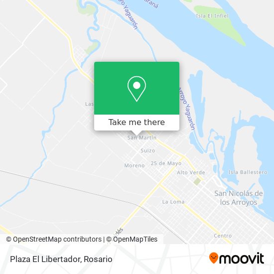 Mapa de Plaza El Libertador