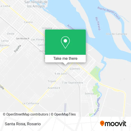 Mapa de Santa Rosa