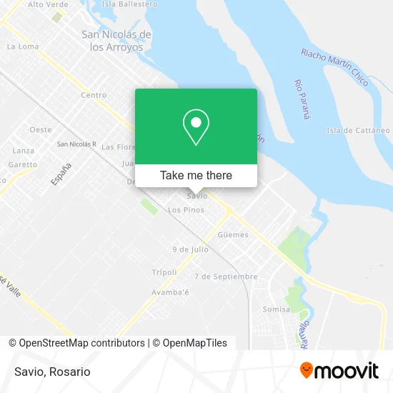 Savio map