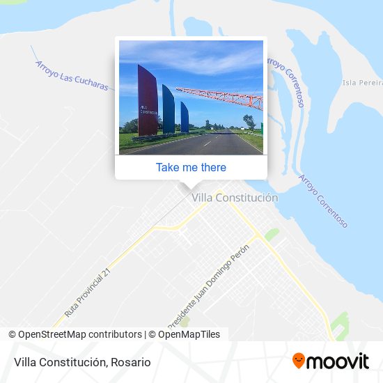 Villa Constitución map