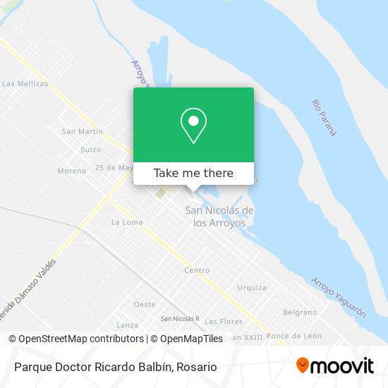 Mapa de Parque Doctor Ricardo Balbín