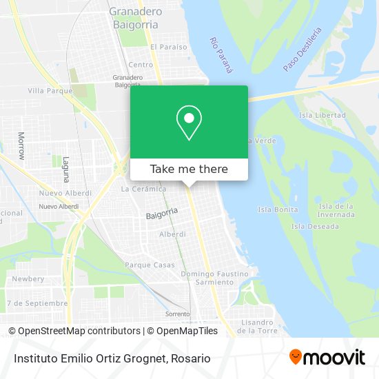 Instituto Emilio Ortiz Grognet map