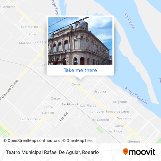 Teatro Municipal Rafael De Aguiar map