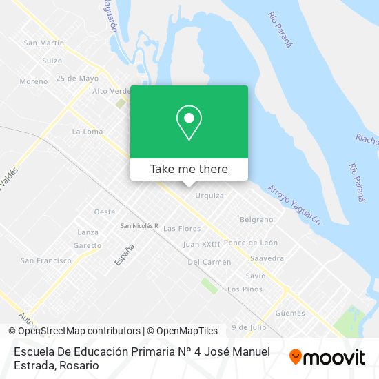 Escuela De Educación Primaria Nº 4 José Manuel Estrada map
