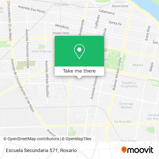 Escuela Secundaria 571 map
