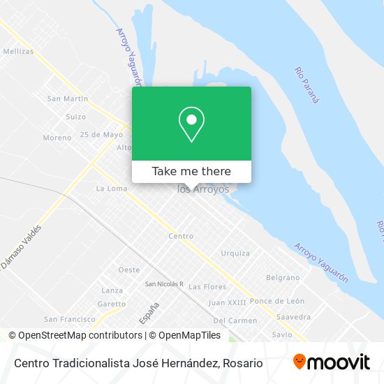 Centro Tradicionalista José Hernández map