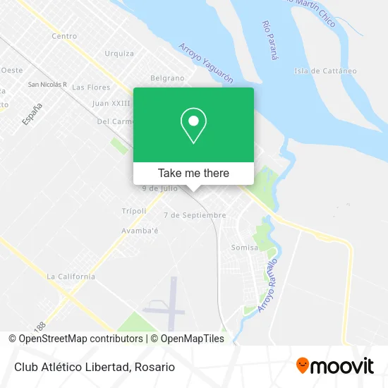 Club Atlético Libertad map
