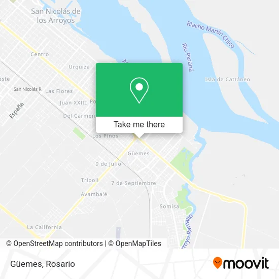 Güemes map