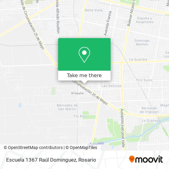 Escuela 1367 Raúl Dominguez map
