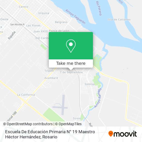 Escuela De Educación Primaria N° 19 Maestro Héctor Hernández map