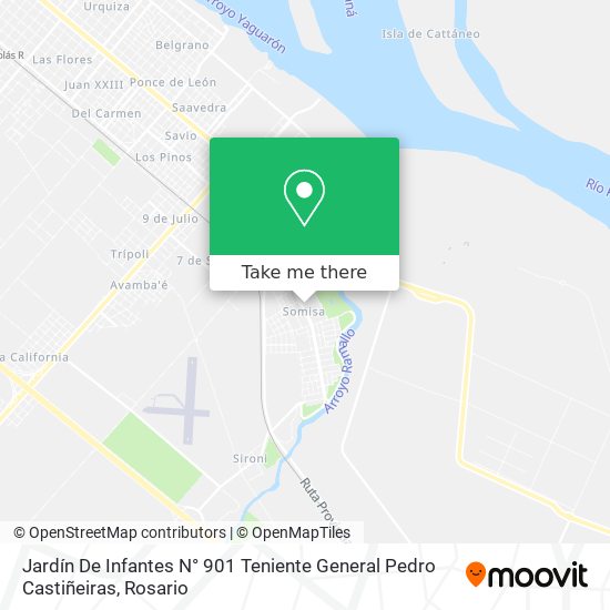 Jardín De Infantes N° 901 Teniente General Pedro Castiñeiras map