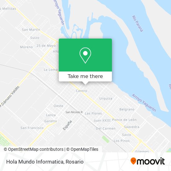 Hola Mundo Informatica map