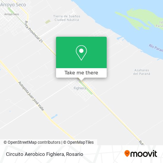 Circuito Aerobico Fighiera map