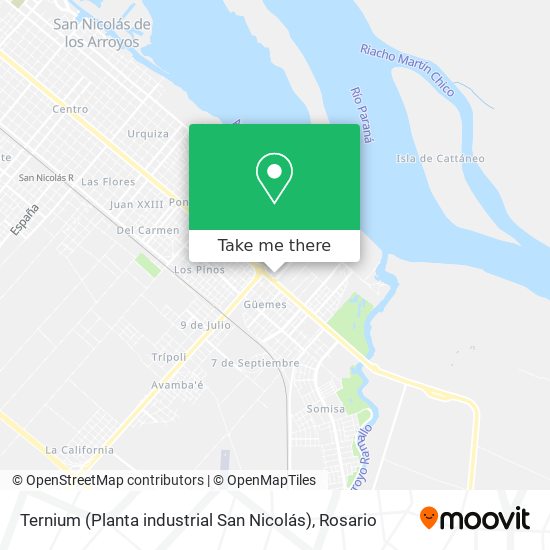 Ternium (Planta industrial San Nicolás) map