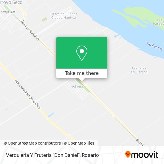 Mapa de Verduleria Y Fruteria "Don Daniel"