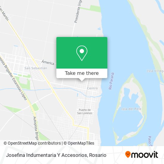 Josefina Indumentaria Y Accesorios map