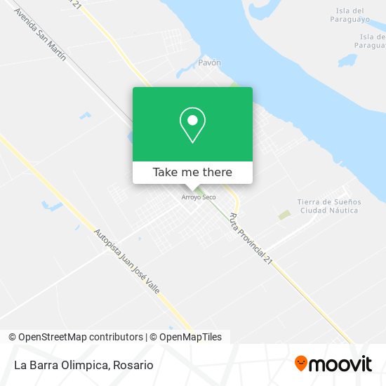 La Barra Olimpica map