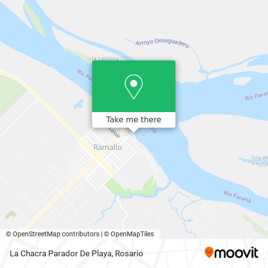 La Chacra Parador De Playa map