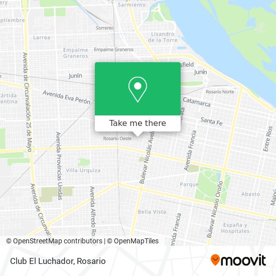 Club El Luchador map