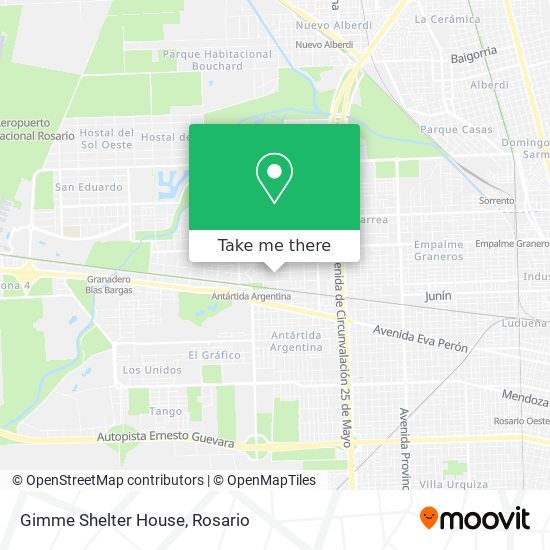 Gimme Shelter House map