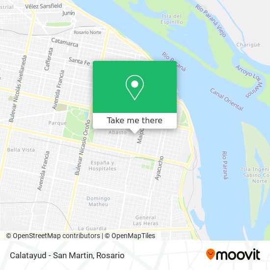 Mapa de Calatayud - San Martin