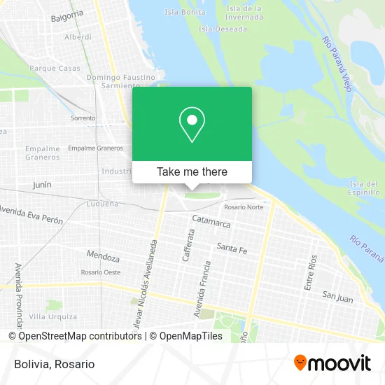 Mapa de Bolivia
