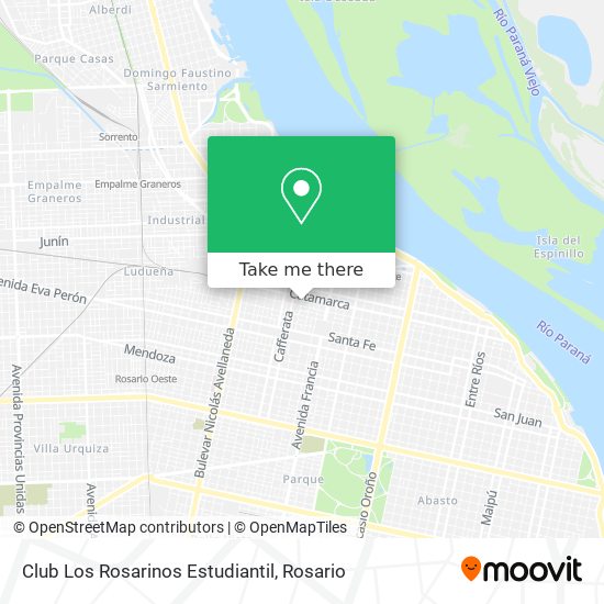 Mapa de Club Los Rosarinos Estudiantil