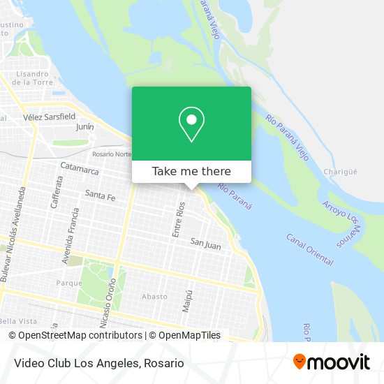 Video Club Los Angeles map