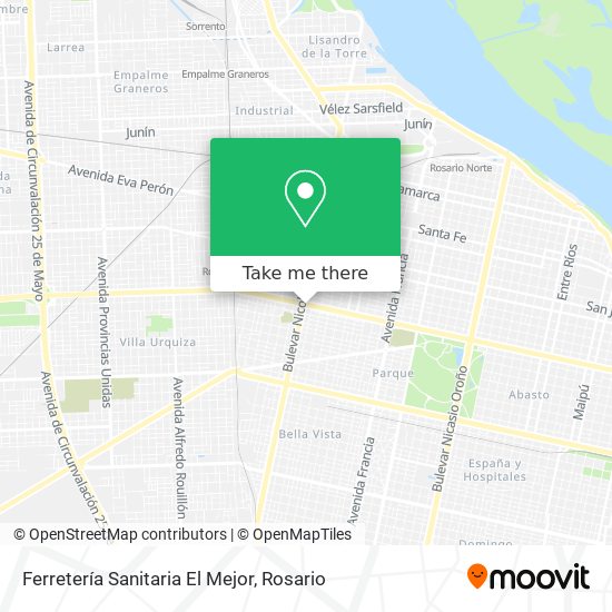 Mapa de Ferretería Sanitaria  El Mejor