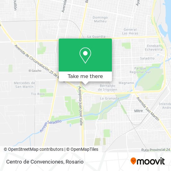 Mapa de Centro de Convenciones