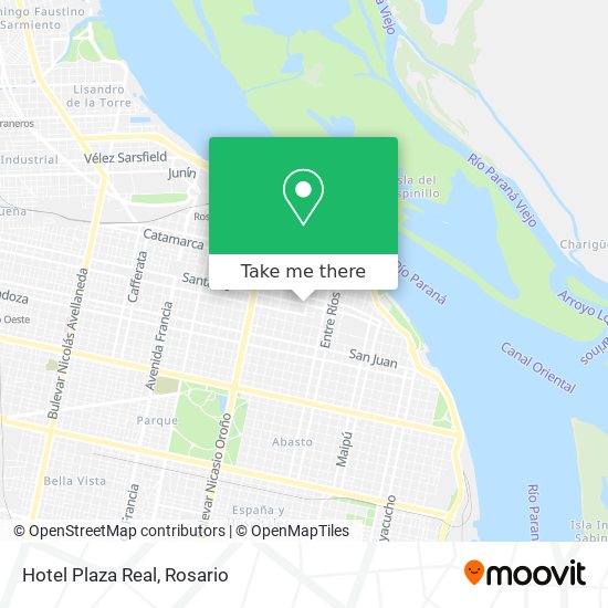 Hotel Plaza Real map