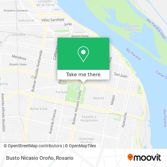 Busto Nicasio Oroño map