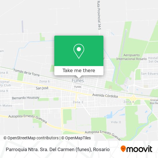 Parroquia Ntra. Sra. Del Carmen (funes) map