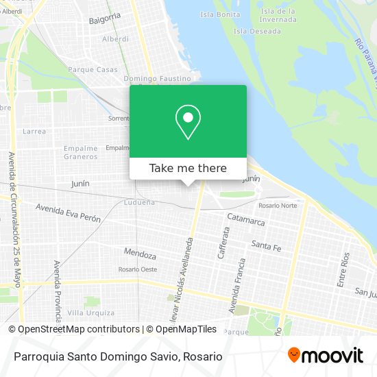 Parroquia Santo Domingo Savio map