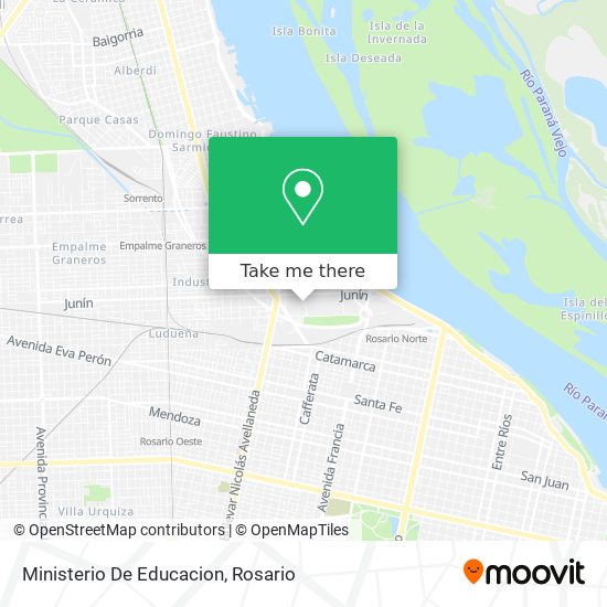 Ministerio De Educacion map