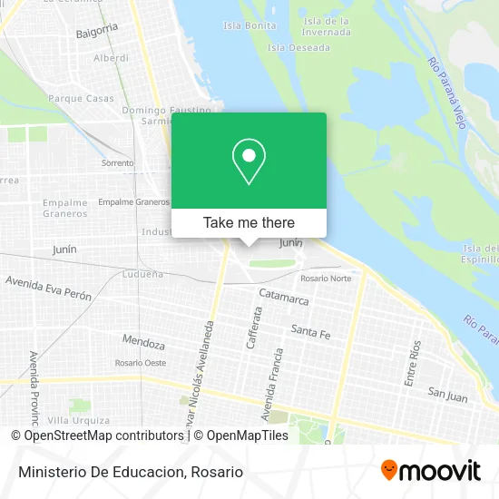 Mapa de Ministerio De Educacion