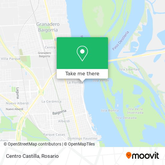 Mapa de Centro Castilla