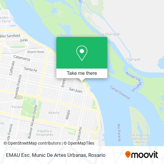 EMAU Esc. Munic De Artes Urbanas map