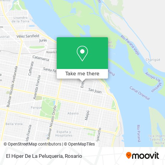 El Hiper De La Peluquería map