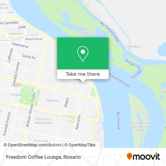 Freedom Coffee Lounge map