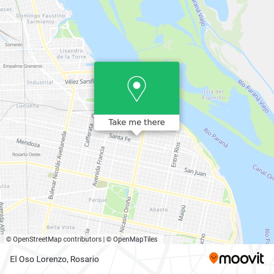 Mapa de El Oso Lorenzo