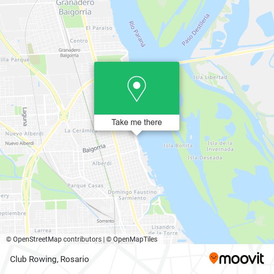 Club Rowing map