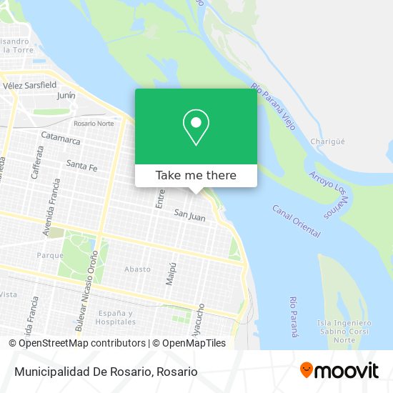 Municipalidad De Rosario map