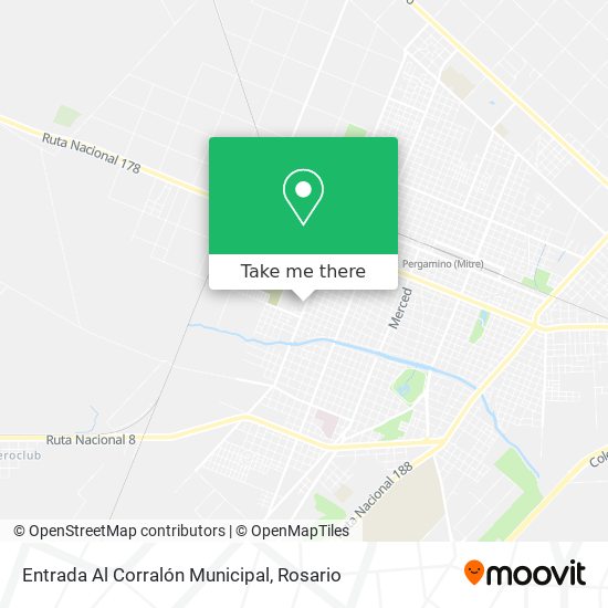 Entrada Al Corralón Municipal map